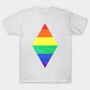 Minimalistic - Diamond Rainbow T-Shirt